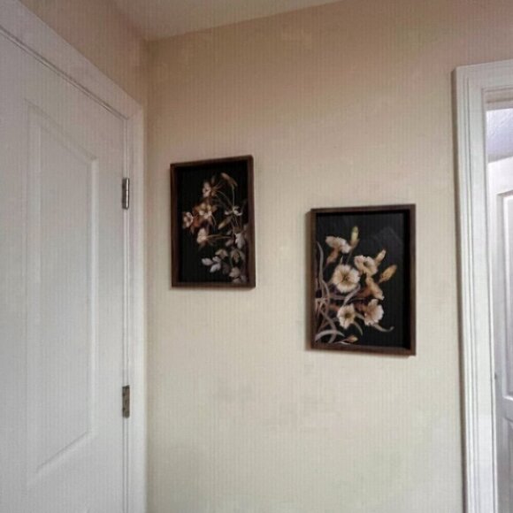 Wood Wall Décor Botanical Print Wildflowers - Picture 6 of 10